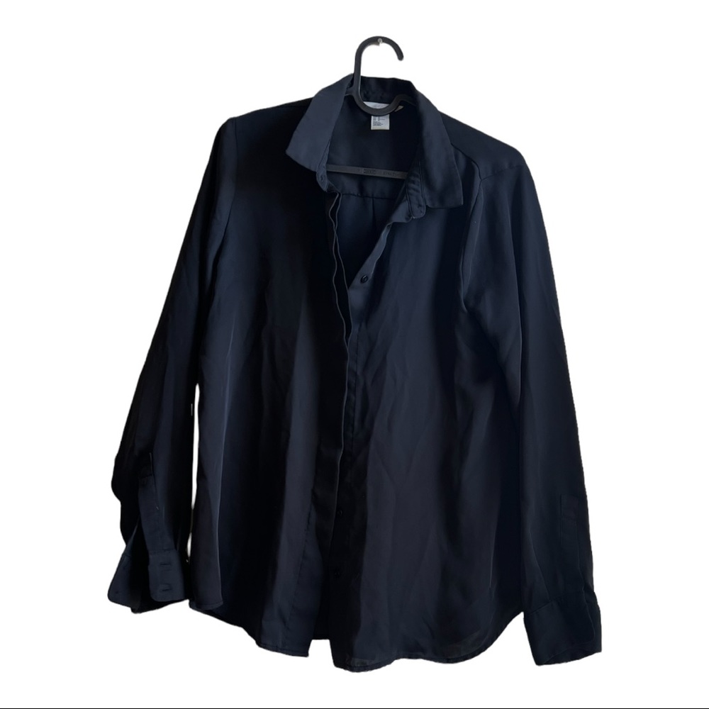 Black floaty H&M blouse